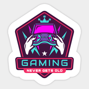 Gaming Never Gets Old 2.0 Sticker